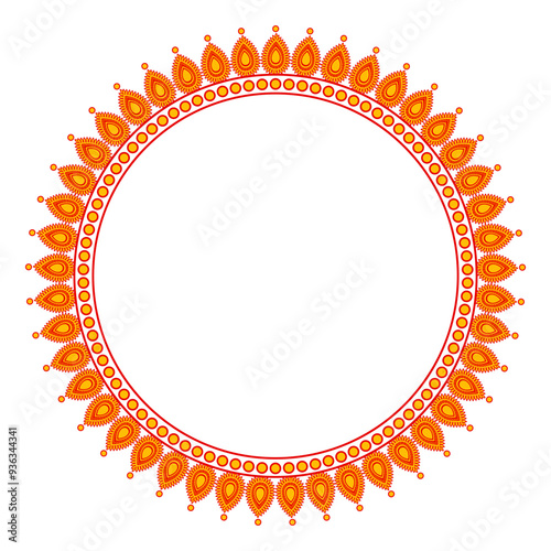 Durga Puja Border, Arch, Frame, Background Advertisement Design for Durga Puja Offer, Sale, Discount, Tags Design