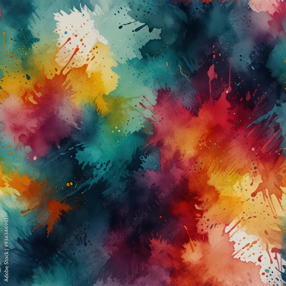 An abstract watercolor effect T-shirt design with fluid blended dynamic and organic colors and composition. An abstract watercolor effect T-shirt design with fluid blended dynamic and organic colors and composition.