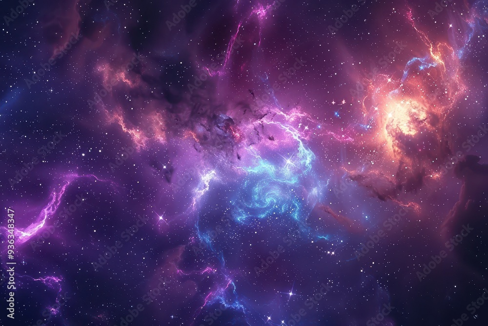 Glowing Nebulae and Stars in the Cosmos Glowing Nebulae and Stars in the Cosmos