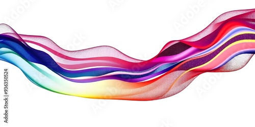 Vibrant Abstract Color Wave Design