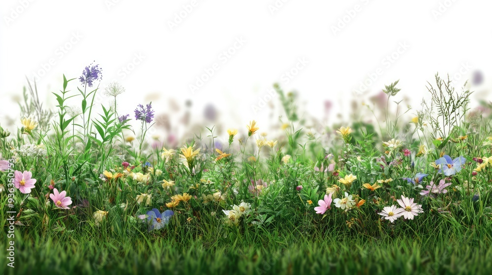 Fototapeta premium Meadow with flowers
