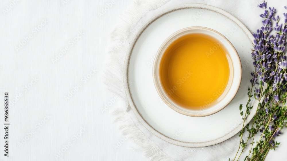 A serene evening routine with a light plant-based meal and a cup of herbal tea, symbolizing holistic wellness through diet and relaxation A serene evening routine with a light plant-based meal and a cup of herbal tea, symbolizing holistic wellness through diet and relaxation