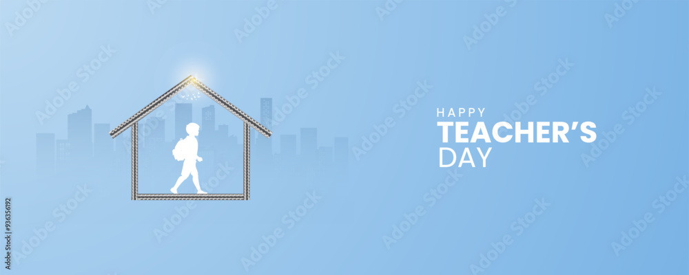 Happy Teacher's day creative concept vector illustration. Creative teacher's day education concept. design for banner, poster. Happy Teacher's day creative concept vector illustration. Creative teacher's day education concept. design for banner, poster.