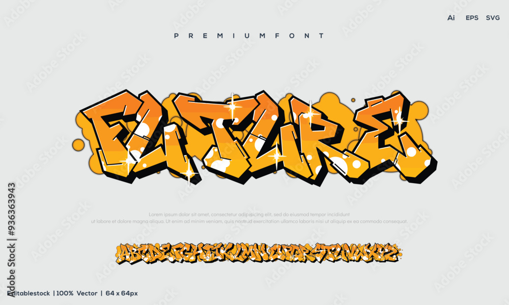 Graffiti text gym fitness vector illustration Graffiti text gym fitness vector illustration