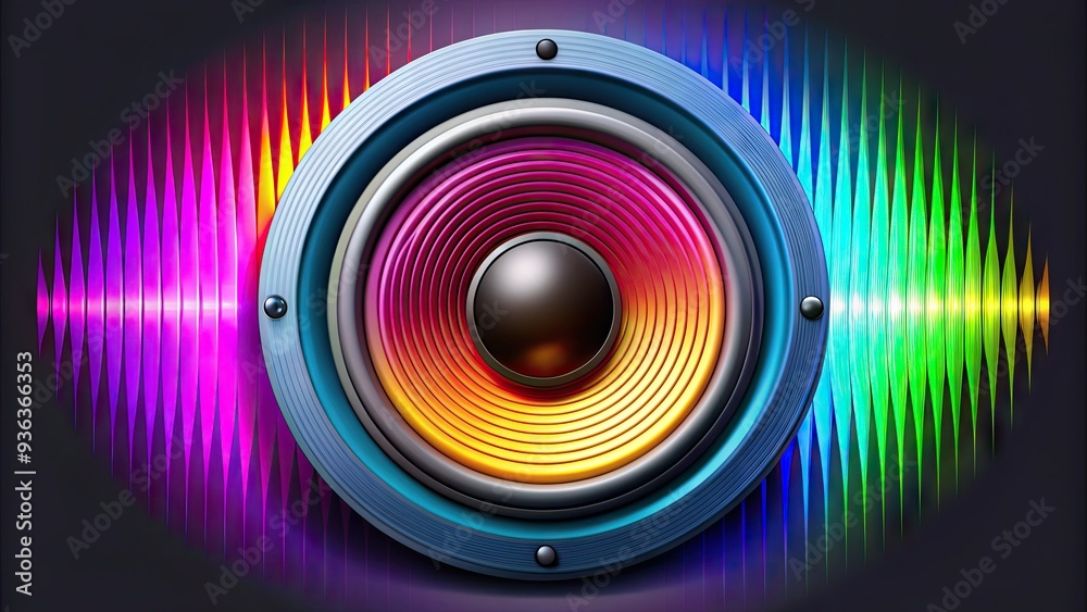 A vibrant speaker icon with a bold sound wave emanating from it, symbolizing loud and clear audio, music, or announcements being broadcast. A vibrant speaker icon with a bold sound wave emanating from it, symbolizing loud and clear audio, music, or announcements being broadcast.