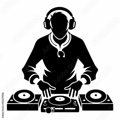 silhouette-of-a-dj-with-headphones 