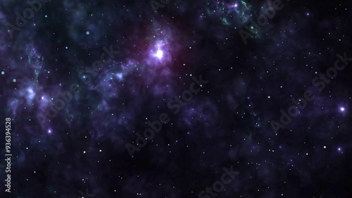 Mystic Cosmic Nebula Animation in 4K - Vibrant and Dynamic Space Patterns with Galactic Swirls for Creative Visuals and Futuristic Projects