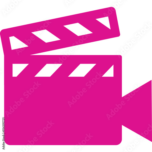 Application, cinematography, clapboard icon