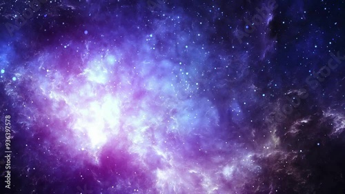 Wallpaper Mural Enigmatic Nebula Animation in 4K - Colorful and Radiant Cosmic Patterns with Celestial Swirls for Sci-Fi Backgrounds and Visual Effects Torontodigital.ca