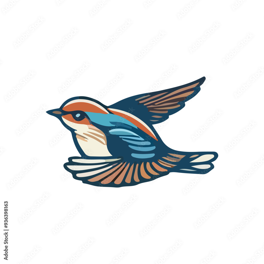 Obraz premium Bird vector art illustration 