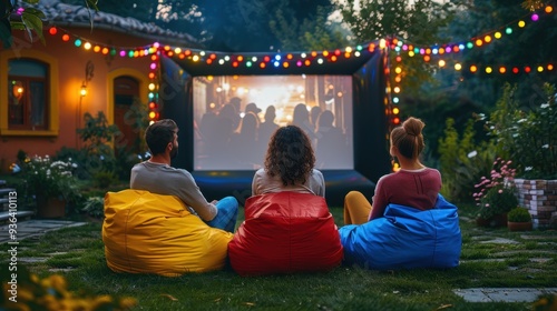 The Outdoor Movie Night photo