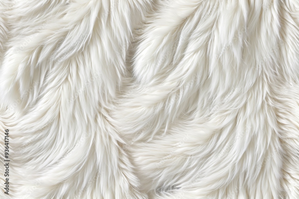 Close-up shot of white fur texture, suitable for fashion or design use Close-up shot of white fur texture, suitable for fashion or design use