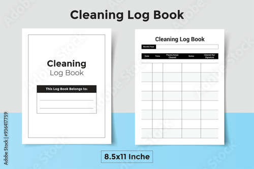 Cleaning Log Book