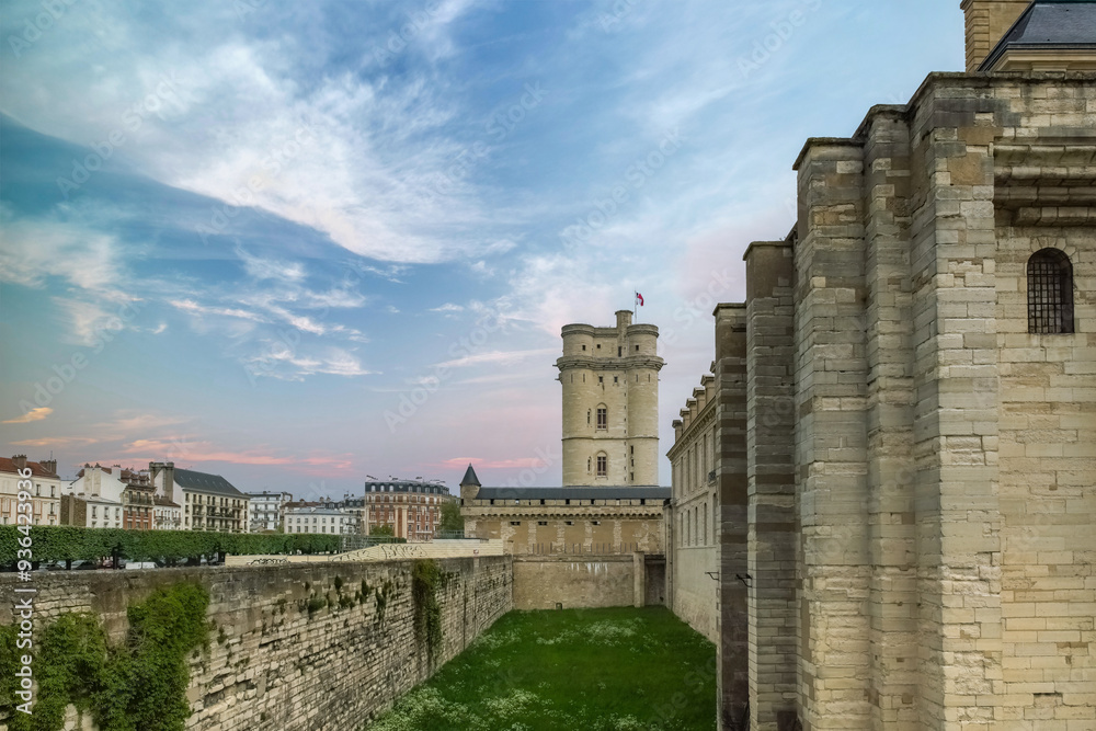 Vincennes in France, the beautiful French royal castle Vincennes in France, the beautiful French royal castle
