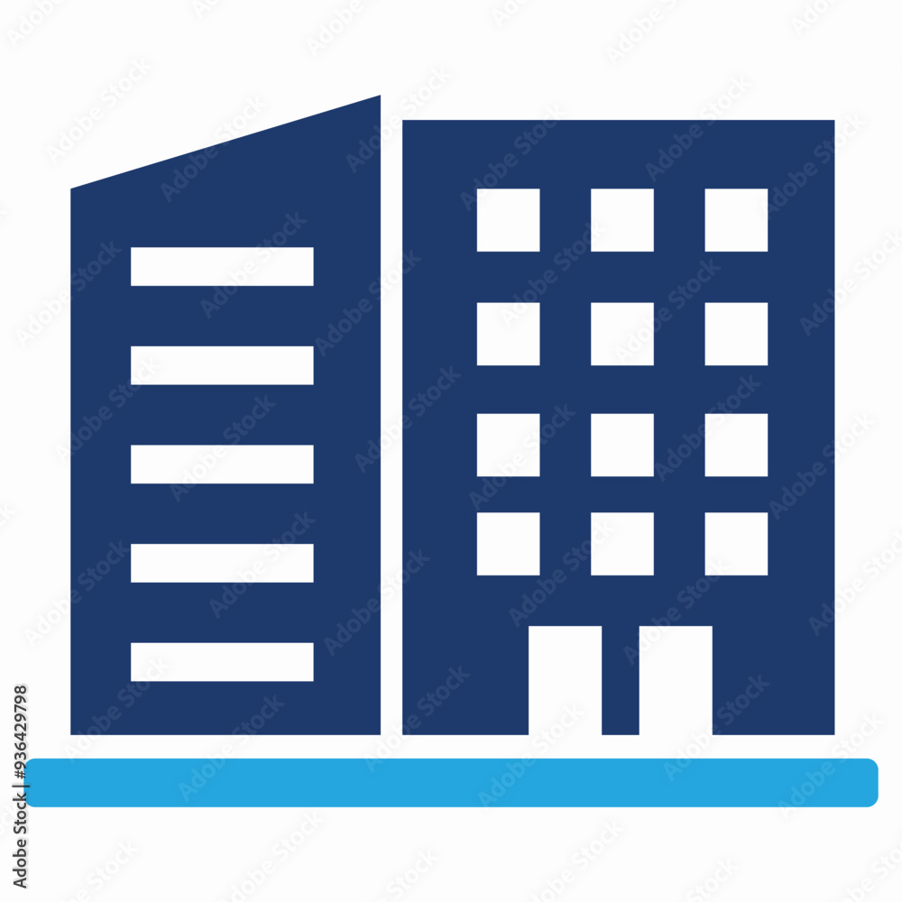 Simple Address icon in flat style, Simple Address icon in flat style,