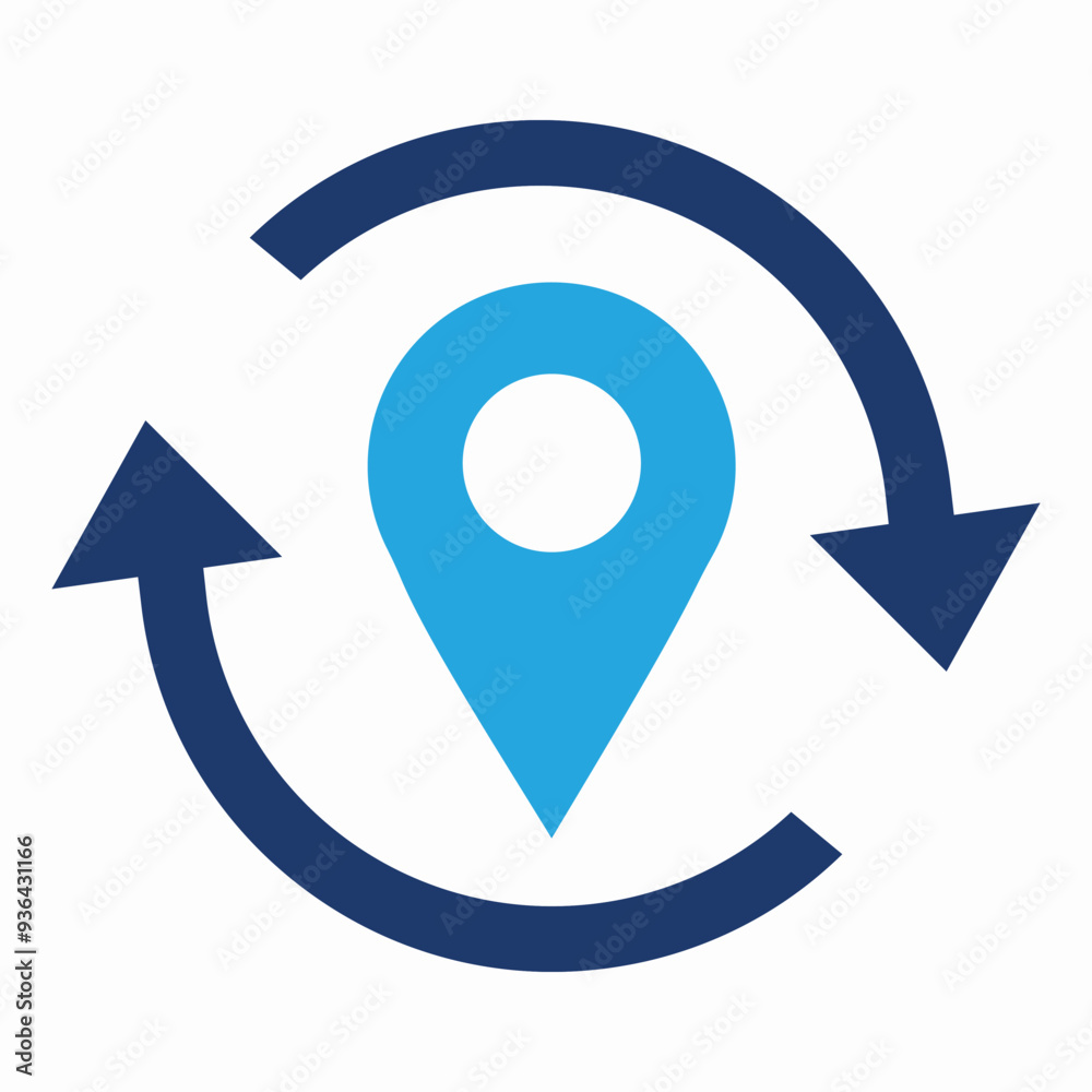 Path isolated icon, shipping route vector symbol with editable stroke Path isolated icon, shipping route vector symbol with editable stroke