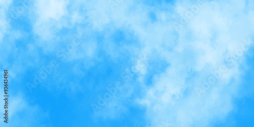 Abstract white and blue color frozen ice surface design background. oft sky blue watercolor sky and clouds, Light blue background with watercolor. gradient light white sky background with clouds.