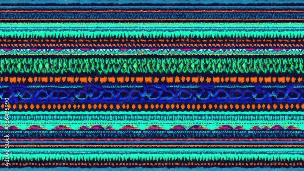 Ikat ethnic tribal seamless pattern, Handmade seamless wallpaper. Ethnic Ikat abstract background art. illustration for greeting cards, printing and other design project Ikat ethnic tribal seamless pattern, Handmade seamless wallpaper. Ethnic Ikat abstract background art. illustration for greeting cards, printing and other design project