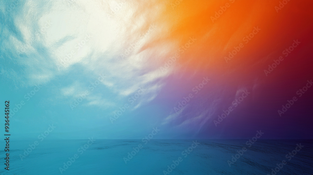 Obraz premium Bright dynamic abstract blank background with a modern twist and color palette. Pink blue yellow red green gold orange violet pastel beige brown purple soft rainbow joyful cheerful warm