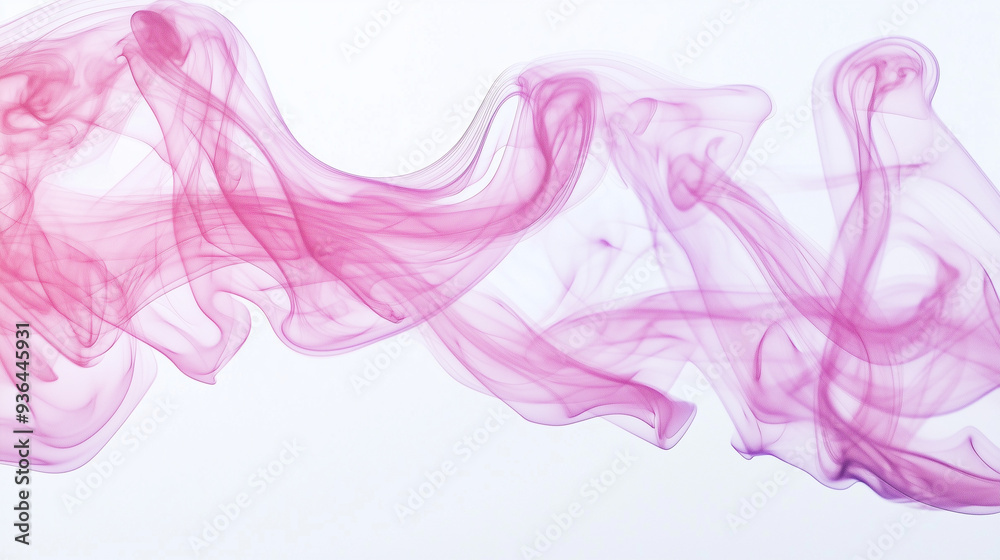 A abstract colorful smoke on white background A abstract colorful smoke on white background