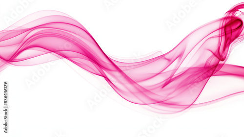 A abstract colorful smoke on white background