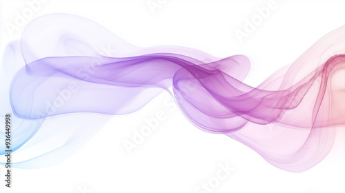 A abstract yellow smoke on white background