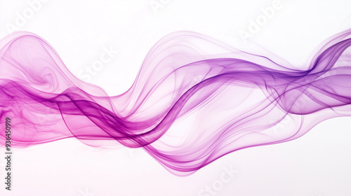 A abstract yellow smoke on white background