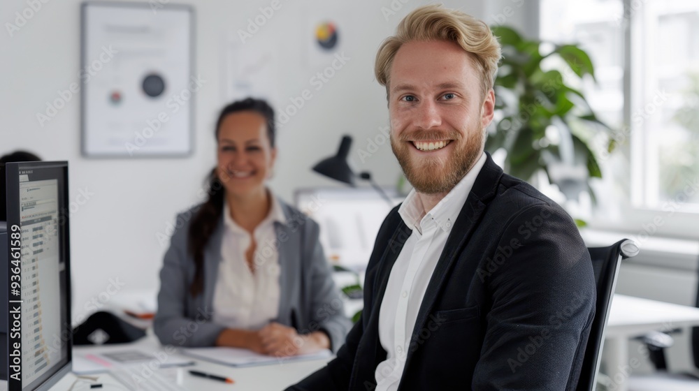 The Smiling Business Team