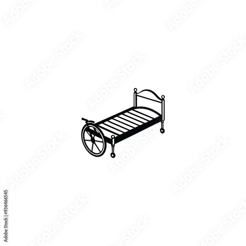 footboard  isolated on white