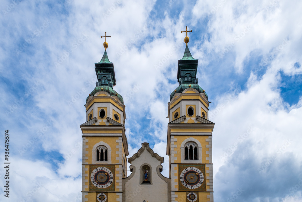 View of the Brixen Cathedral in South Tyrol, Italy. View of the Brixen Cathedral in South Tyrol, Italy.
