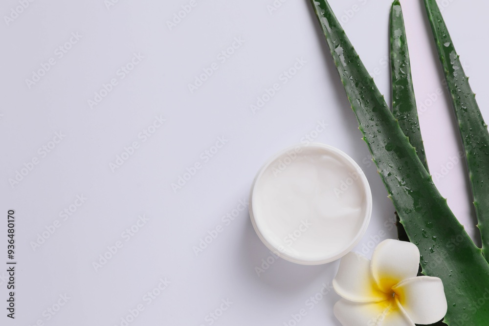 Skin care with cosmetic moisturizing cream
