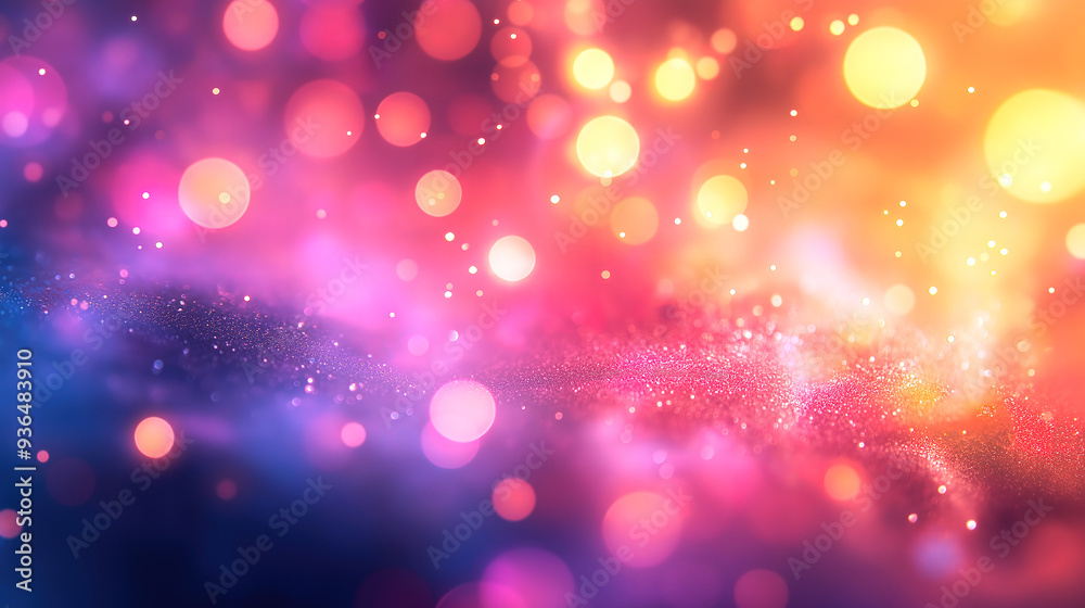 Gradient background with bokeh effect Gradient background with bokeh effect