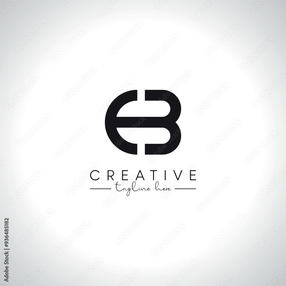 EB, BE, E, B Alphabet Letters Monogram Logo Design. Initial Vector Symbol. EB, BE, E, B Alphabet Letters Monogram Logo Design. Initial Vector Symbol.