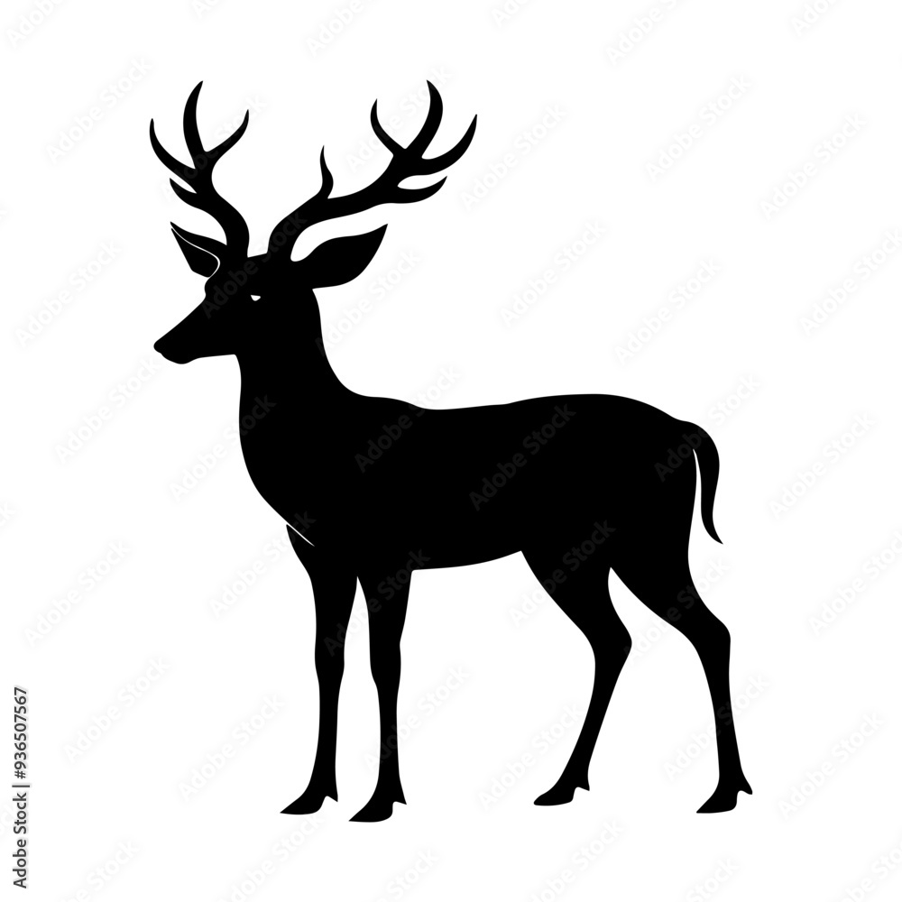 Deer silhouette Deer silhouette