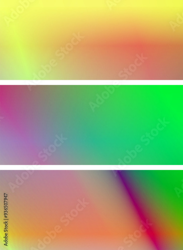 set of Abstract fashion colorful gradient light dark green bright paper luxury wallpaper. Noisy grainy texture background
