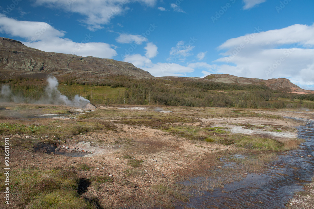 Naklejka premium Beautiful Landscape in Iceland