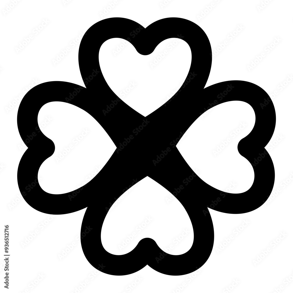 Obraz premium Flower Outline