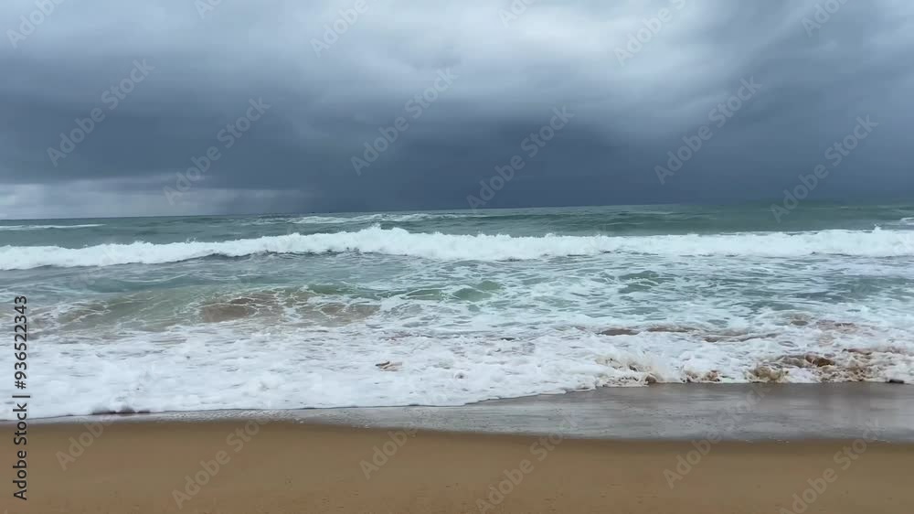 storm on the beach Puri Beach storm on the beach Puri Beach