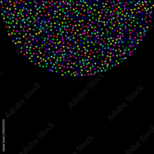 Underwater fizzing bubbles texture isolated on transparent background. Liquid colors. Banner or sign design