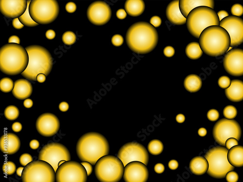 Underwater fizzing bubbles texture isolated on transparent background. Liquid colors. Banner or sign design