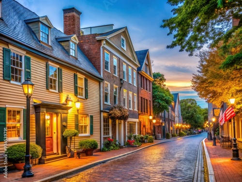 Historic Essex Street in Salem, Massachusetts, lined with charming buildings, boutique shops, and colonial-era architecture, evoking a sense of nostalgia and old-world charm.