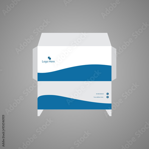 Envelope design template