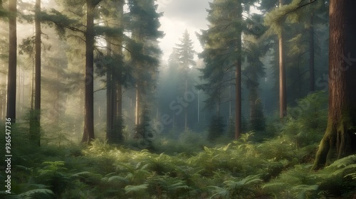 fog in the forest