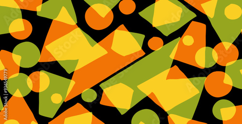 Abstract pattern. Illustration for printing on wall decorations. For use in graphics.