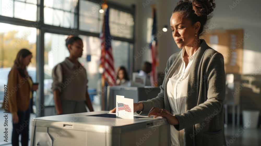 The Woman Casting Ballot