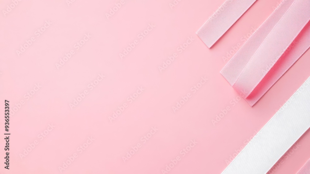 Light pastel pink with a minimalist white stripe, soft color palette, subtle detail Light pastel pink with a minimalist white stripe, soft color palette, subtle detail