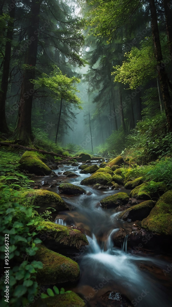 Obraz premium sunrise in the mountains