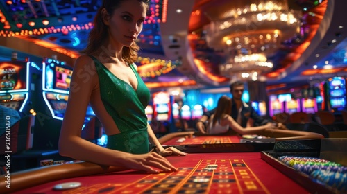 The Woman at Roulette Table photo