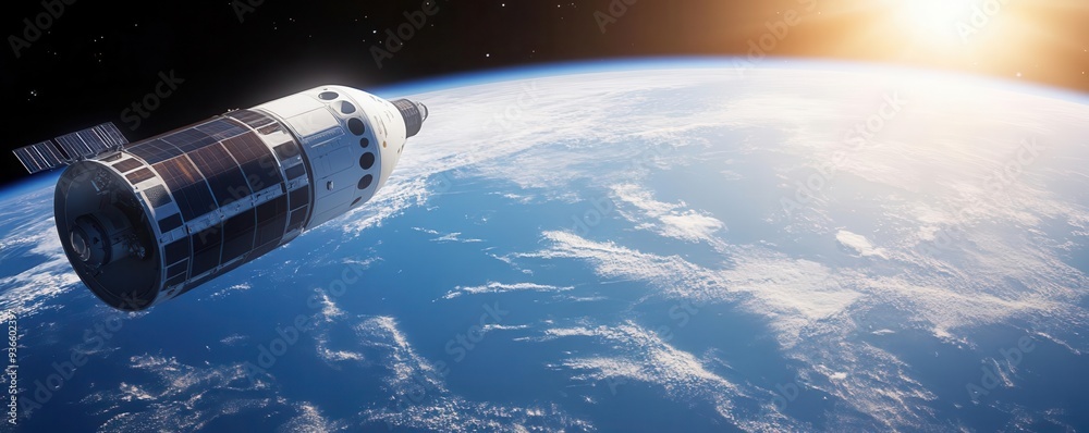 © Digital Design - An international space agency focused on Earth defense, using the latest technology to protect the planet, Earth defense, space exploration, technological innovation