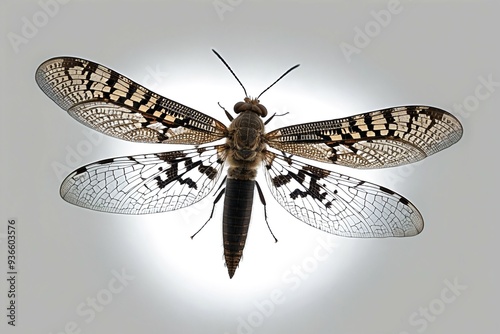 Dragonfly macro photography, insect detail, nature scene photo